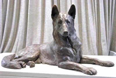 K9 Memorial - wax pattern